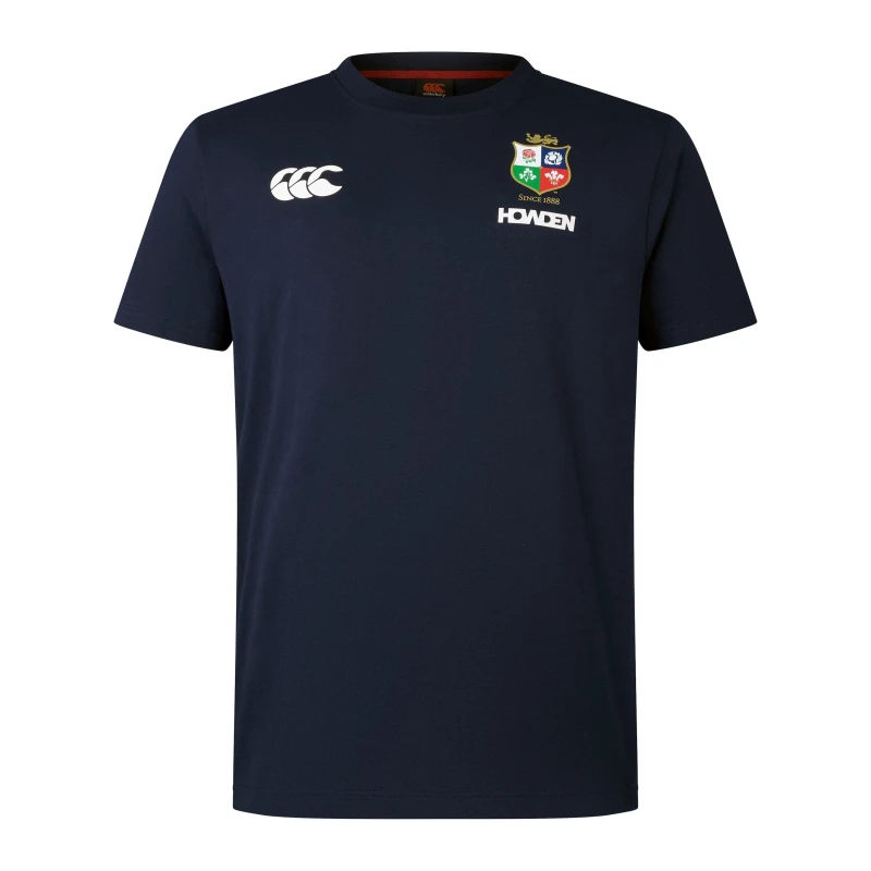 Image of Canterbury British and Irish Lions T-Shirt 2024 Adults - Blue Blue S