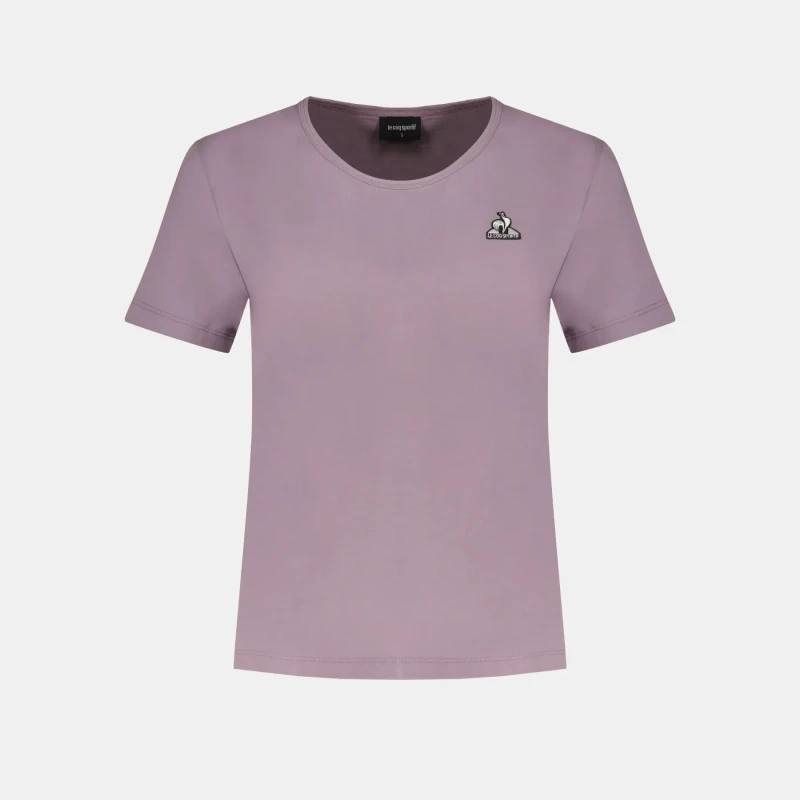 Image of Le Coq Sportif Womens T-Shirt Le Coq Sportif Contemporain SP No. 1 Violet Female S