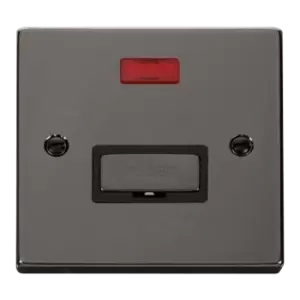 Image of Click Scolmore Deco Ingot 13A Neon Fused Spur Unit - VPBN753BK
