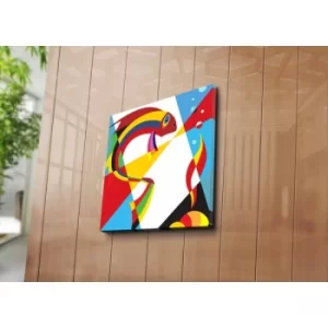 Image of 4545C-51 Multicolor Decorative Canvas Painting