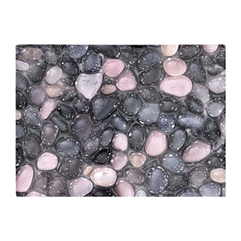 Image of Warren Reed Designer Glossy Pebbles In Soft Hues Chopping Board