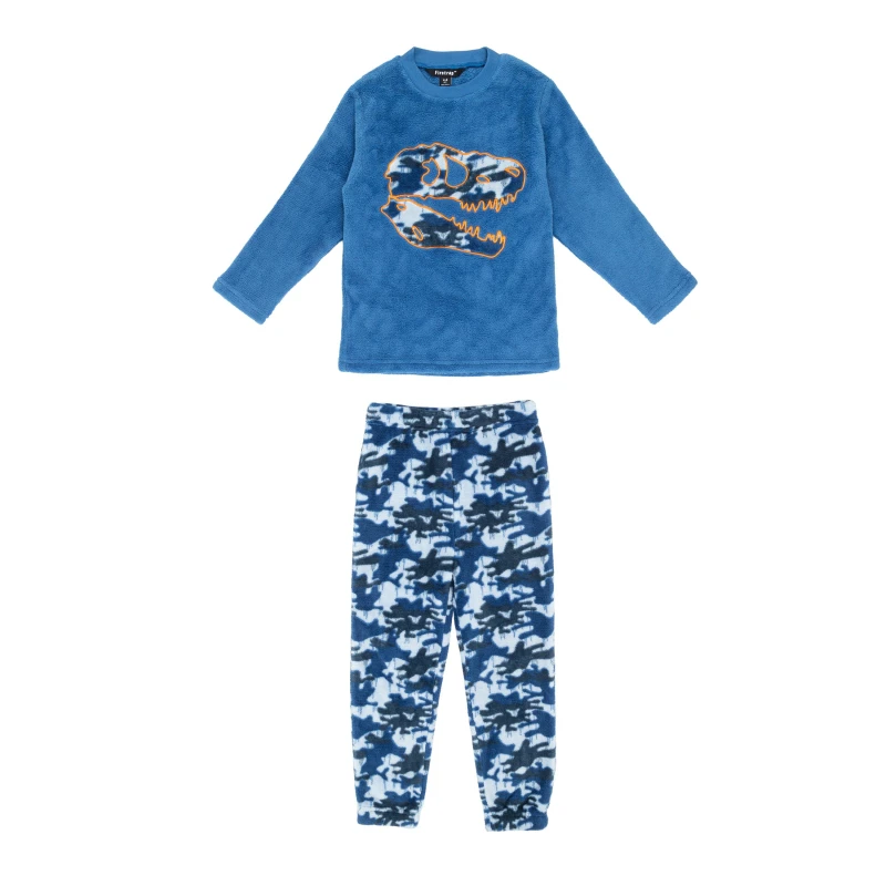 Image of Firetrap Boys Dinosaur Twosie - Blue Blue 1 - 2 Years