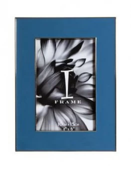 Image of Die-Cast Blue Photo Frame