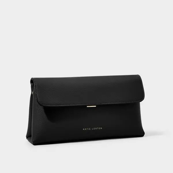 Image of Katie Loxton Black Demi Clutch Bag KLB2869