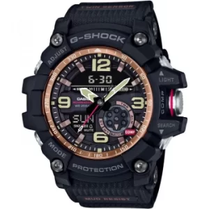 Image of Mens Casio G-Shock Mudmaster Master Of G Vintage Black And Alarm Chronograph Watch