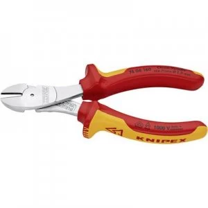 Image of Knipex 74 06 160 VDE Kraft side cutter non-flush type 160 mm