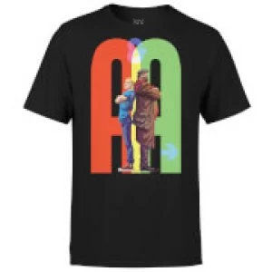 Image of Valiant Comics Archer and Armstrong Back To Back Graphic T-Shirt - Black - M