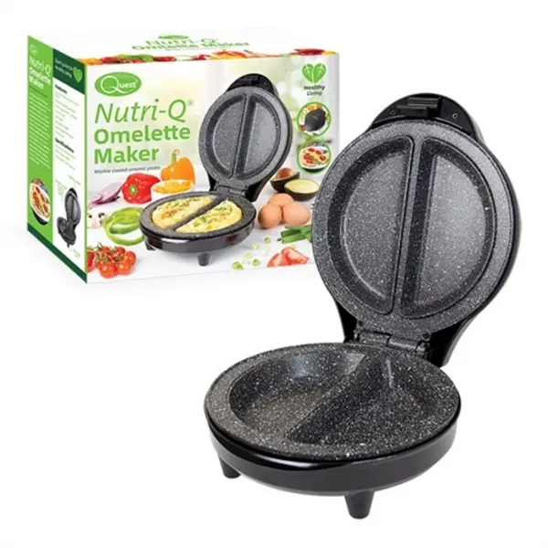 Image of Quest Nutri-Q Omelette Maker - Marble Effect Ceramic 35650