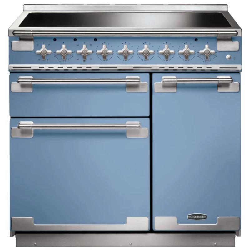 Image of Rangemaster ELS90EICA Elise 90cm Induction Range Cooker 107890 - CHINA Blue ELS90EICA
