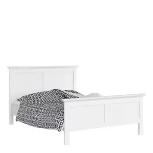 Image of Paris Double Bed, white
