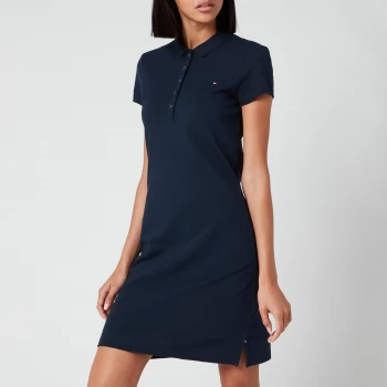 Image of Tommy Hilfiger Womens Heritage Slim Polo Dress - Midnight - L