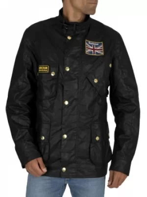 Image of Union Jack Waxed Jacket