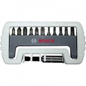 Image of Bosch Accessories 2608522131 Bit set 12 Piece Slot, Phillips, Pozidriv, Allen, TORX socket