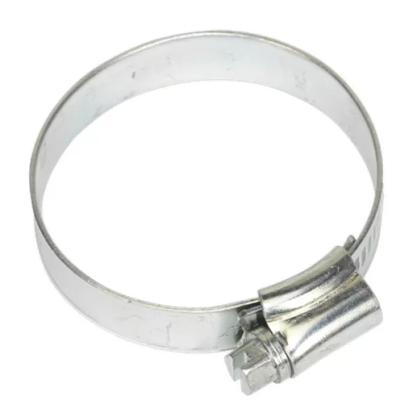 Image of Genuine SEALEY SHC2A Hose Clip Zinc Plated Ø35-51mm Pack of 20