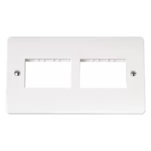 Image of Mode CMA406 2 Gang Minigrid Unfurnished Plate - 2 x 3 Apertures - Mode - 216941