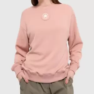 Image of Converse Chuck Taylor Crew Sweatshirt In Pink