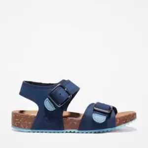 Image of Timberland Castle Island Backstrap Sandal For Junior In Navy Navy Kids, Size 3.5