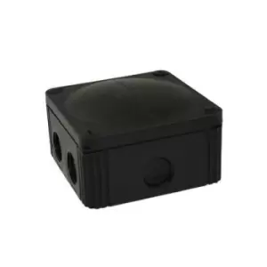 Image of Wiska COMBI Black Polypropylene Weatherproof Junction Box With 8 Self Sealing Cable Inlets - 10110872