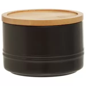 Image of Small Kitchen Storage Canister with Bamboo Lid