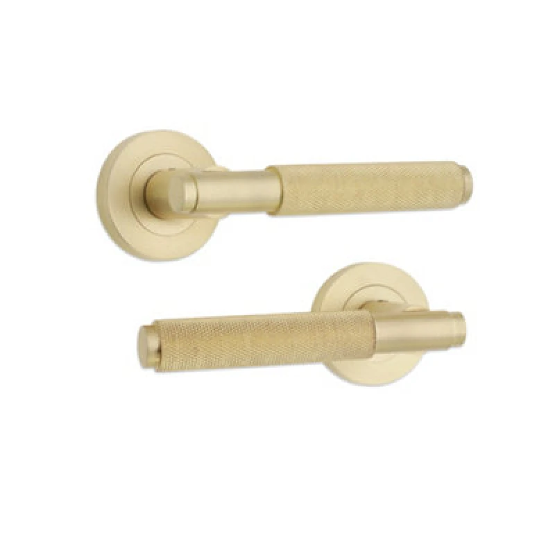 Image of Spira Brass Connaught Lever On Rose Satin Brass