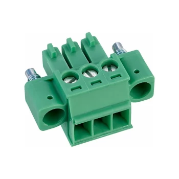 Image of 1847068 MC 1,5/ 3-STF-3,5 3 Way Screw Plug PCB Connector 8A 3.5 - Phoenix Contact