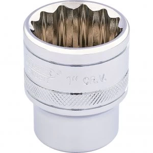 Image of Draper 3/8" Drive Polished Finish Hi Torq Bi Hexagon Socket Imperial 3/8" 1"