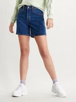 Image of Levis 501&reg; Mid Thigh Short - Blue Denim, Denim, Size 29, Women
