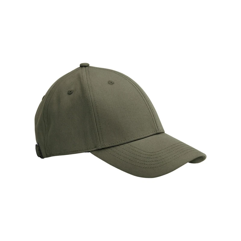 Image of Beechfield Beechfield Men 6 Panel Cotton Canvas Cap in Dark Olive Dark Olive One Size Male 5063527162335