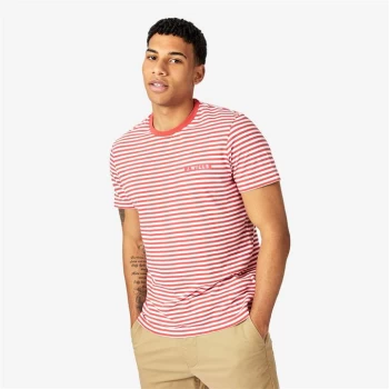Image of Jack Wills Jeswick Stripe T-Shirt - Red