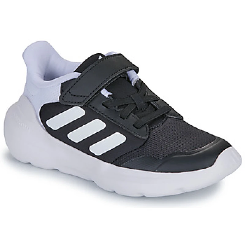 Image of adidas Black & white tensaur run 3.0 Junior trainers Black & White UK 12 (EU 30½)