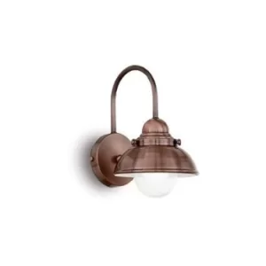 Image of Sailor 1 Light Wall Light Copper, E27