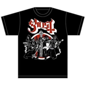 Image of Ghost - Road to Rome Unisex Small T-Shirt - Black