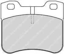 Image of Ferodo FDB1109 Brake Pad Set Front Axle Premier Car