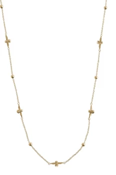 Image of Ladies Olivia Burton Gold Plated Moulded Bee & Ball Necklace OBJ16AMN12