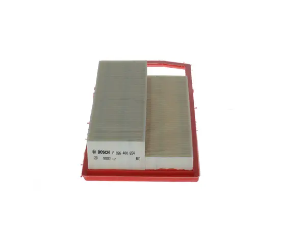 Image of Bosch F 026 400 654 Air filter 61,5 156 348,5 Filter Insert FIAT: 500L, 500X, Doblo II Box Body / Estate, VAUXHALL: Combo Mk3 Air Filter (8)