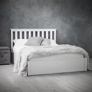 Image of Oxford King Size Bed Ottoman Bed White