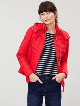 Image of Joules Linden Short Padded Jacket - Red