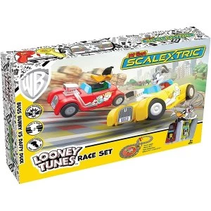 Image of My First Scalextric (Looney Tunes) Bugs Bunny Vs Daffy Duck Battery Powered Race Set