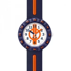 Image of Flik Flak Orange Ahead Watch