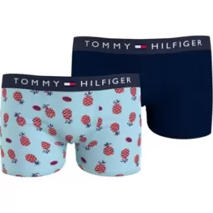 Image of Tommy Hilfiger Tommy 2 Pack Logo Trunks - Multi