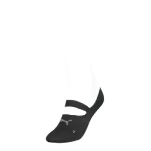 Image of Puma Womens Studio Footie Sock Black UK Size 6-8