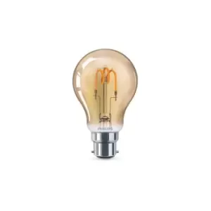 Image of Philips 14W Vintage Gold LED B22 GLS - Amber Warm White - 929001814601