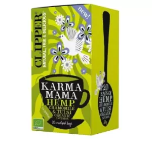 Image of Clipper Organic Karma Mama Hemp Infusions 20 Bags