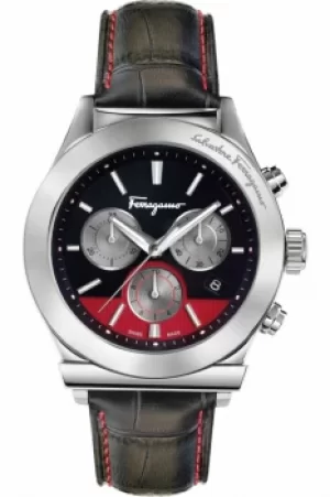Image of Mens Salvatore Ferragamo 1898 Chronograph Watch FFM100016