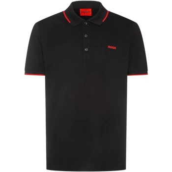 Image of Hugo Dinoso Polo Shirt - Black