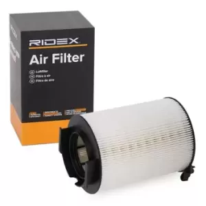 Image of RIDEX Air filter 8A0027 Engine air filter,Engine filter VW,AUDI,SKODA,Golf V Schragheck (1K1),TOURAN (1T1, 1T2),Passat Variant (3C5),GOLF VI (5K1)