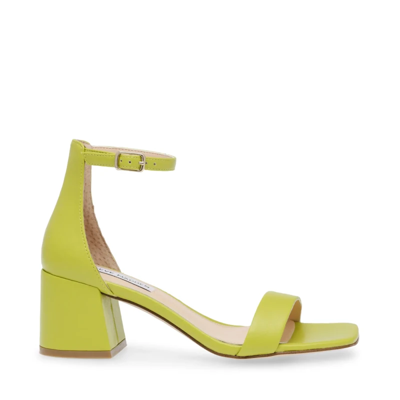 Image of Steve Madden Womens heeled sandals Steve Madden Low tide Vert Female 38