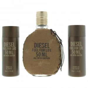 Image of Diesel Fuel For Life Eau de Toilette For Him Gift Set