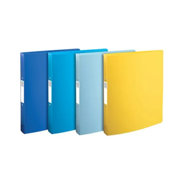 Image of Exacompta Bee Blue Ring Binder 2-Ring 30mm Spine PP Assorted (Pack of 12) 54140E