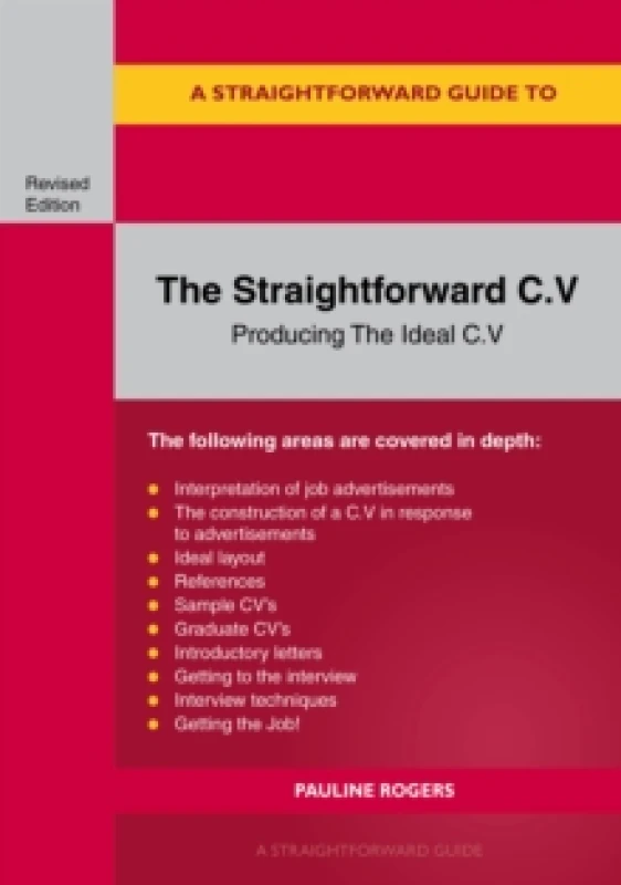 Image of The Straightforward C.v. : Producing The Ideal C.V. Paperback / softback
